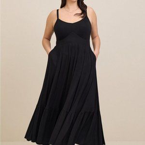 NWT | Torrid | Maxi Super Soft Tiered Dress | Size 1X